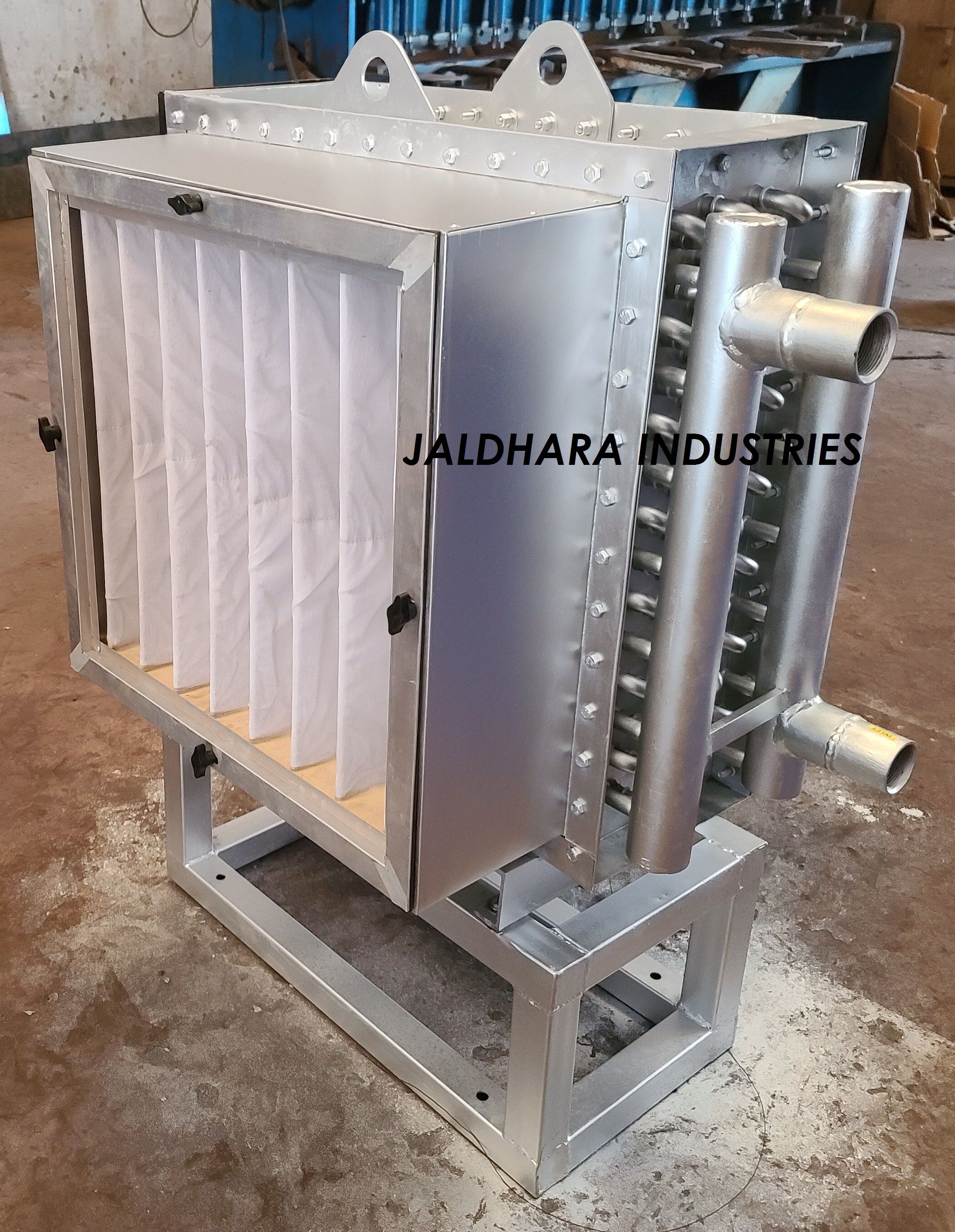 FINED HEAT EXCHANGER