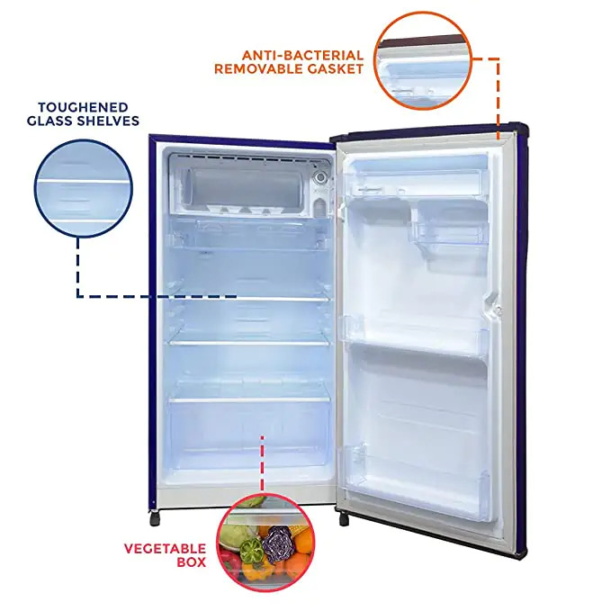 Single Door Refrigerator.