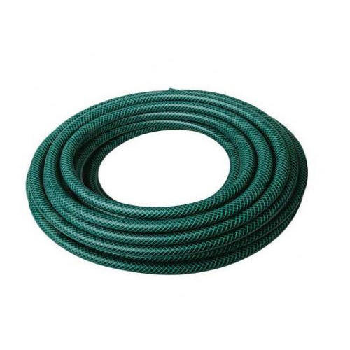 PVC Flexible Zebra Garden Pipe - Flexible PVC, 10-50m Length, 3/8-1 inch Size, Green Color, Round Shape, Max Pressure 18 bar | Durable, Leak-Proof, Outdoor Use