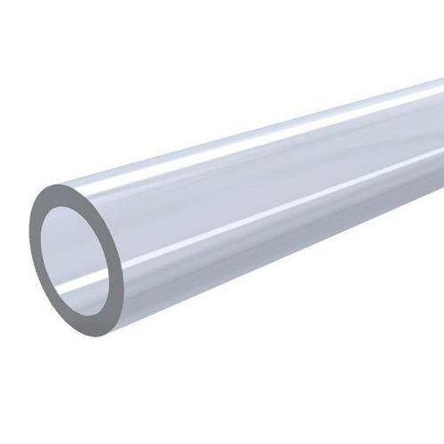 PVC Zebra Transparent Pipe - Various Dimensions Available | Seamless Round Shape, Exceptional Water Flow