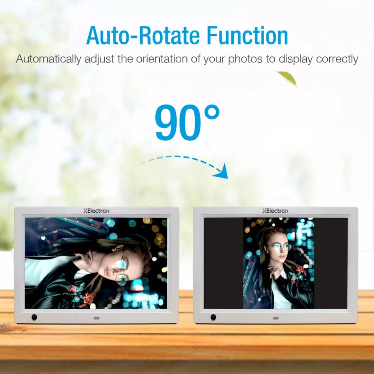 IPS Display Motion Sensor Bis Certified Digital Photo Frame