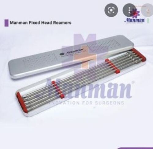 Manman Fixed Head Reamers 8 to12 mm ( Set of 5) ( Code - FHR )