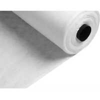 Non Woven Geotextile Roll Fabric Sheet - PP Material, Custom Sizes, White Color | Plain Style and Texture for Textile Industry Applications