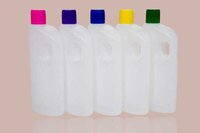 500ml Floor Cleaner Bottle - Hdpe Material, White Color, Screw Cap | Rugged Design, Durable Build, Impermeable For Chemical Storage