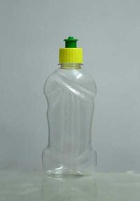 Plastic Dish Wash Bottle - 250 Ml | Pet Material, Transparent Color, Durable Design, Surface Engraving Available