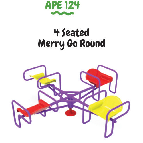 4 Seated Merry Go Round APE- 124