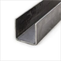 Mild Steel C Channel - 125x65mm To 300x75mm Sizes, 5-8mm Thickness, Rust Proof, Customized Shape, Grey Finish