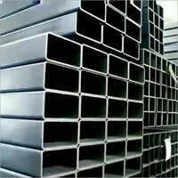 Mild Steel Rectangular Pipe - 10mm Thickness, 12 Feet Length | Zinc Coated, Square Section Shape