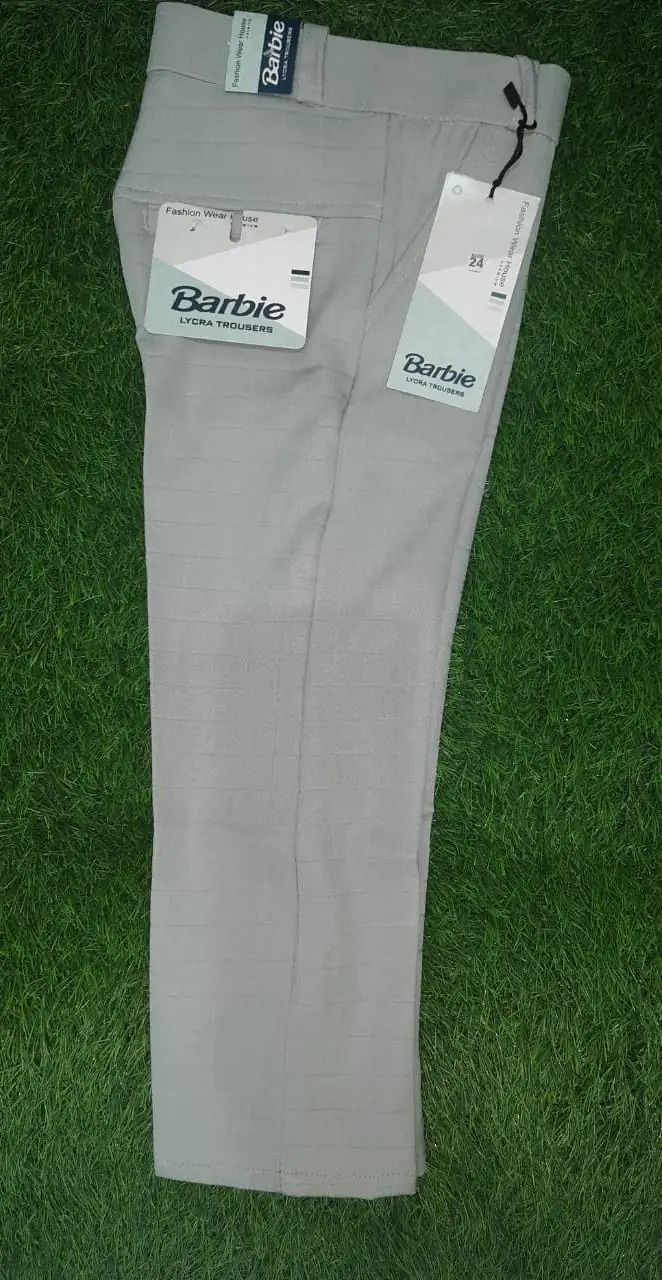 Barbie Lycra Blend Trousers For Kids