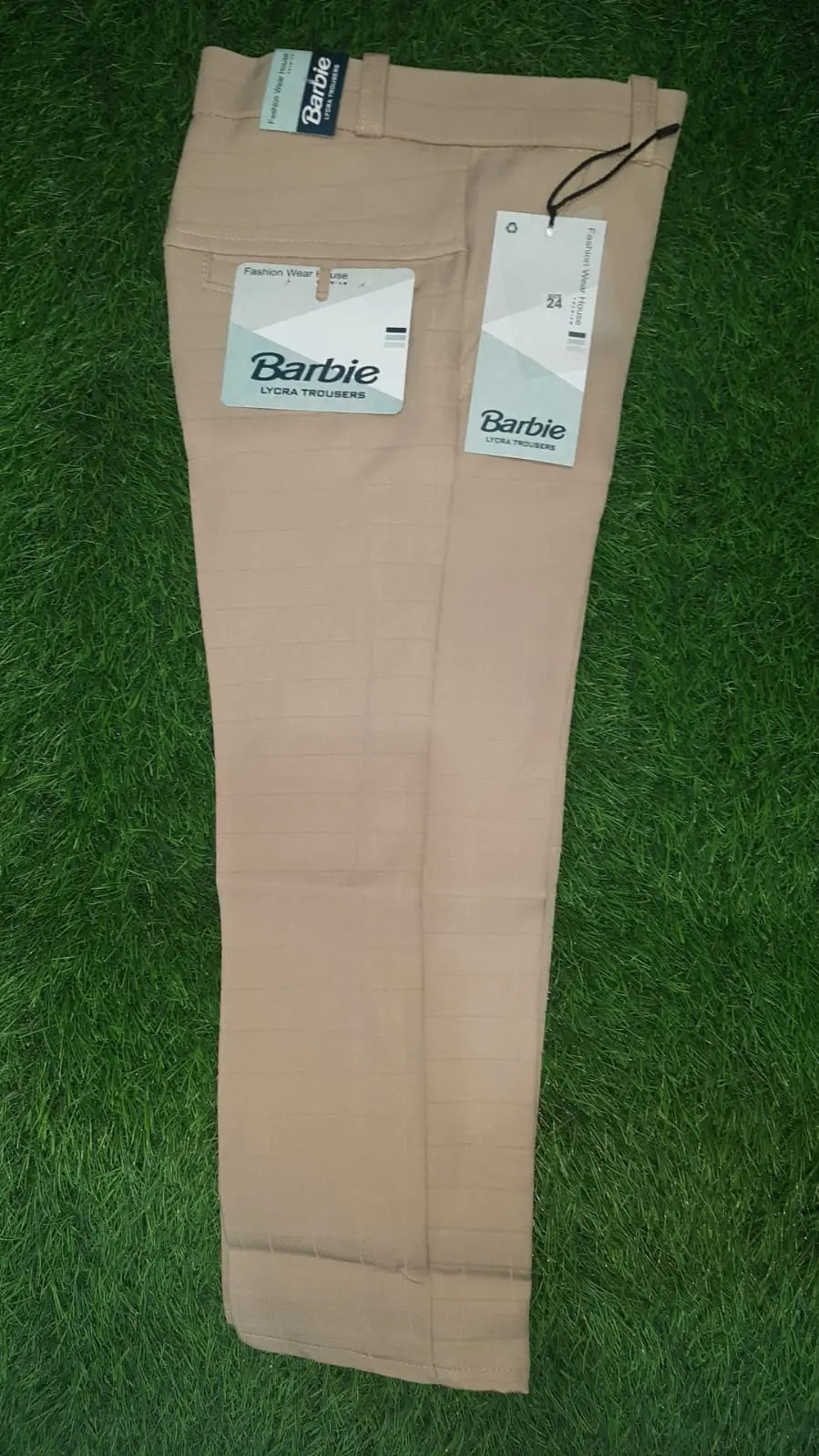 Barbie Lycra Blend Trousers For Kids