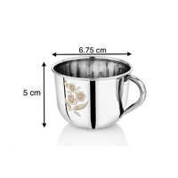 Round Stainless Steel Tea And Coffee Cups