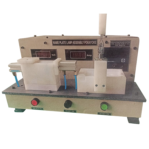 Name Plate Lamp Assembly Pokayoke Machine