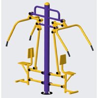 Outdoor Gym Double Chest Presser