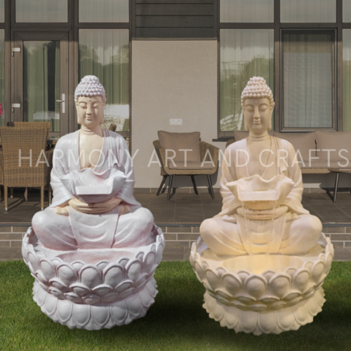 Buddha outdoor water fountain
