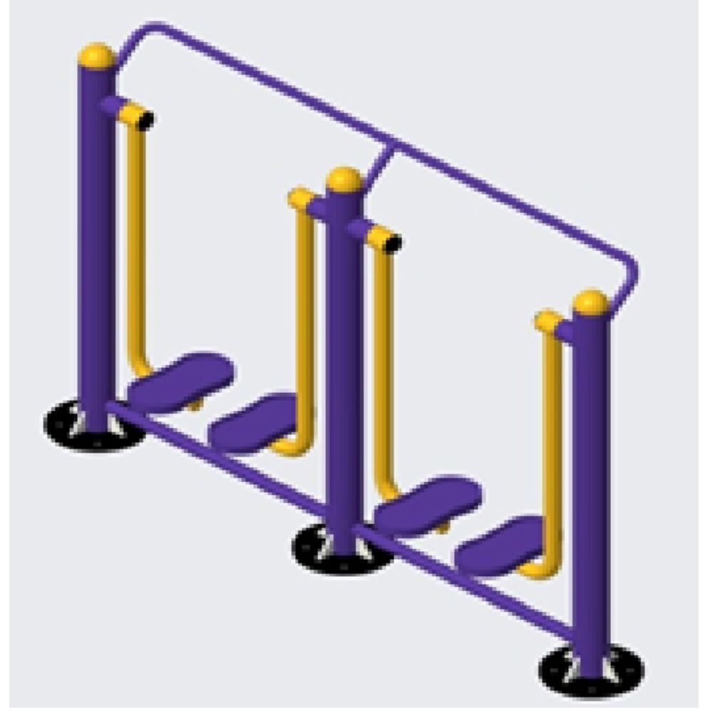 Outdoor Gym Double Air Walker