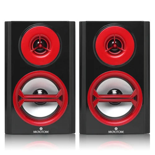 Black And Red 019 Microtone Column Speaker