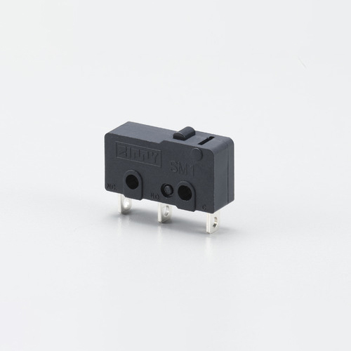 SM1 Series Micro Switch - Black Color | 300 Milliohm Contact Resistance, Reliable Performance, Versatile Applications