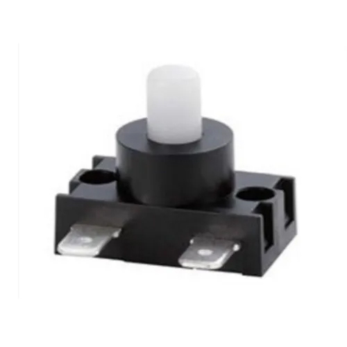 P8 Push Micro Switch - Black, Max Voltage 250V, Contact Resistance 50m Max, Insulation Resistance 100M Minute | Micro Switch with Reliable Performance