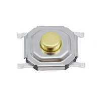 2 Pin Tact Switch - Mild Steel, Dc12v, 50ma | Smd Mounting Type For Consumer Electronics, Automotive, And Appliances