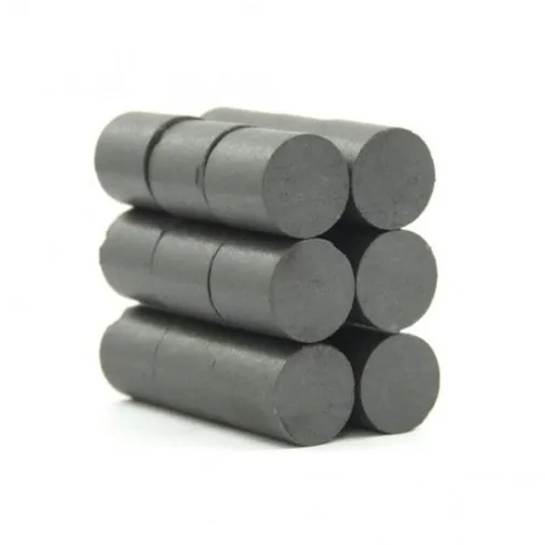 Discs Ferrite Magnet - Round Shape, Grey Color | Ideal for Acoustic Instrument Applications (Microphones, Headphones, Loudspeakers)