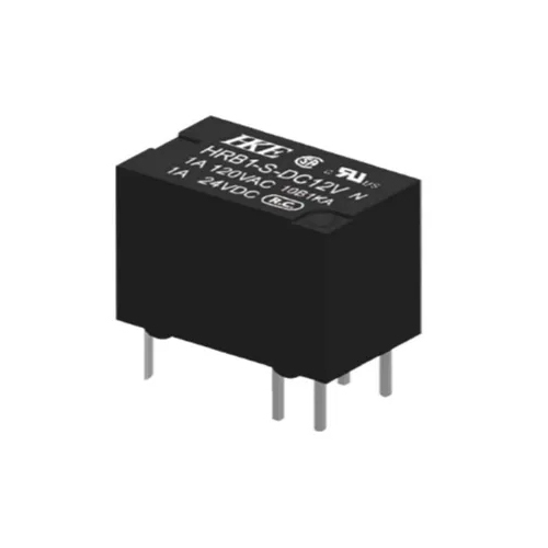 HKE Automotive Power Relay - Coil Power 0.55-2.2W, Max Current 20-200A, Voltage 14-75VAC, Operating Temp -40 to +125Â°C | Durable Black Design, Electrical Life 100,000 Cycles
