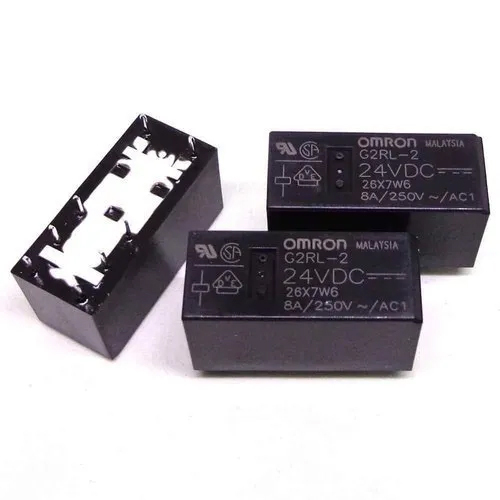 G2RL2CG2RL1C Power Relay - 12VDC / 24VDC Coil Voltage, Black Color | Reliable Power Control Solution for Various Applications