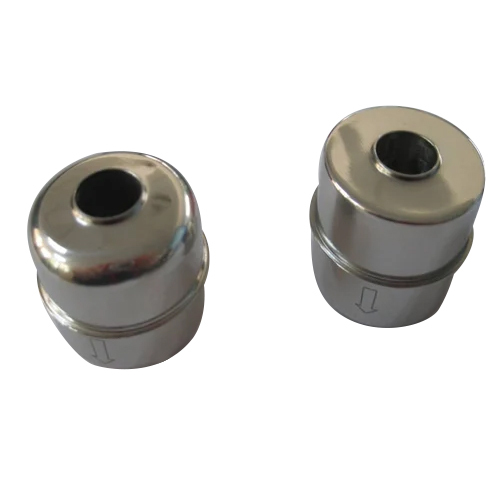 SS Magnetic Float Sensor - Stainless Steel, Spherical & Cylindrical Shape | Silver Color, Manual Operation, Ideal for Industrial Liquid Level Sensing