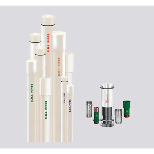 CRI UPVC Column Pipe 1 Coupler 12.5kgf-cm3 3mtr - Material: UPVC, Length: 3m, Diameter: 1 inch, Round Shape, Welded Type