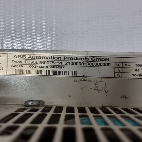 ABB 500 DCS502B0075-51-2100000-000000000 DRIVE