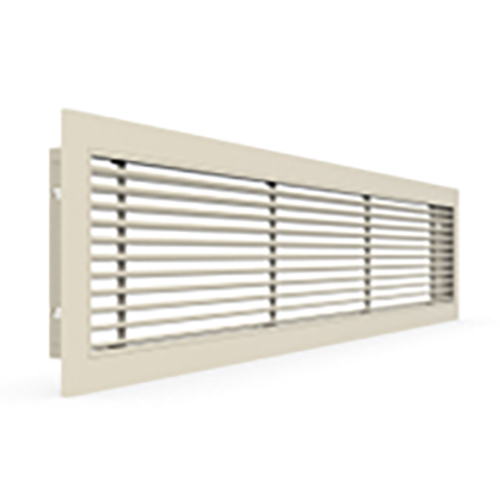 Admire Linear Fixed Bar Grille - Powder Coated Extruded Aluminium, 1.2mm Thick Frame, White, Wall Mounted, AC Powered, Remote Operated, 15Â° Air Diffusion