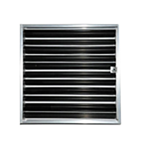OCD-AL Aluminium Collar Damper - Black Coated Extruded Aluminium Blade, Volume Control Blades for Industrial Warehouses and Factories