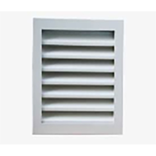 AFL-45 Ventilation Louvers - Powder Coated Aluminum 20mm Flanges 46mm Depth White Color | Ideal for Factories Industrial Spaces Offices and Warehouses