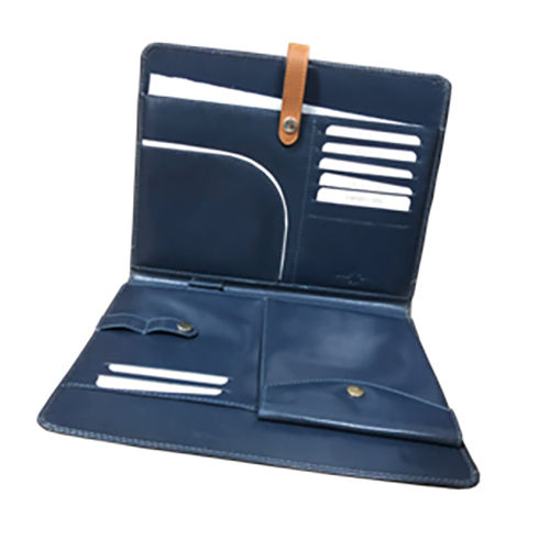 Blue Card Holder Plus Wallet