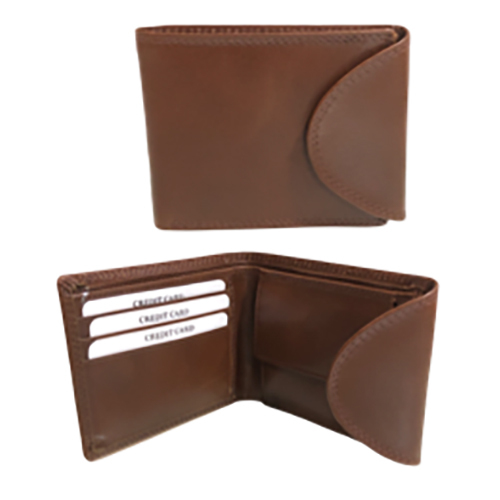 Brown Leather mens wallet