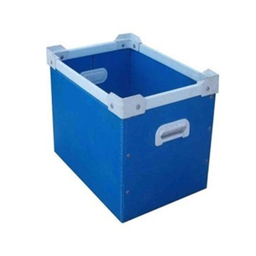 Returnable Polypropylene Corrugated Boxes - Color: Blue