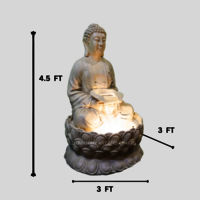 Buddha outdoor water fountain