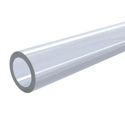 Round Pvc Pipe - Color: Transparent