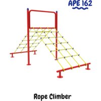 Rope Climber - Powder Coated Steel Frame | Customizable Dimensions, Weather-resistant Design, Secure Rope Fastenings, Anti-slip Surface