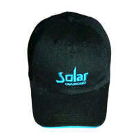 Leather Baseball Cap - Cotton, Size 58cm, Color Black | Unisex, Sports Cap, Customized Design, Solid Pattern, Suitable For All Age Groups