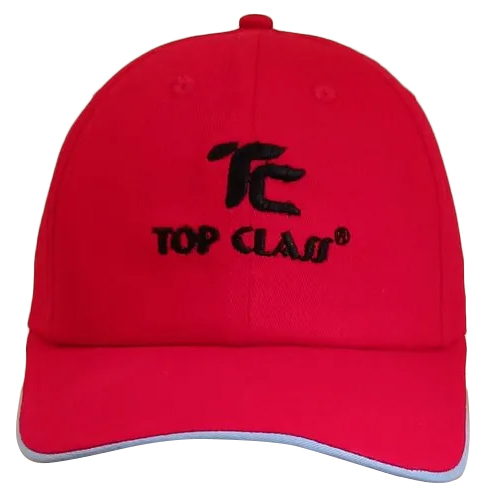 Red Embroidery Cotton Cap Age Group: All Age Group