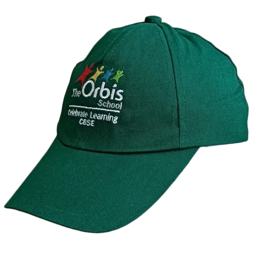 Green Cotton Printed Cap Age Group: All Age Group