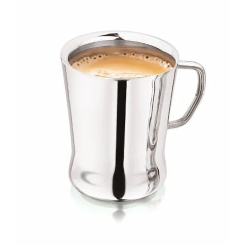 90 MM Stainless Steel Double Wall Coffee Cup
