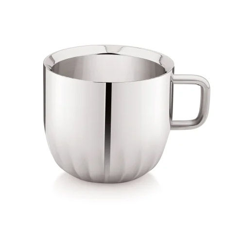 Sunflower Design Stainless Steel Double Wall Tea Cup