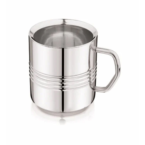 Sober 4 Ring Stainless Steel Double Wall Coffee Cup