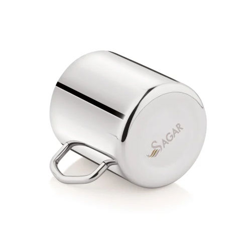 Sober Plain Design Stainless Steel Double Wall Coffee Cup