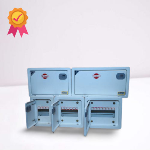 6 Way Spn Double Door Distribution Box Base Material: Metal Base