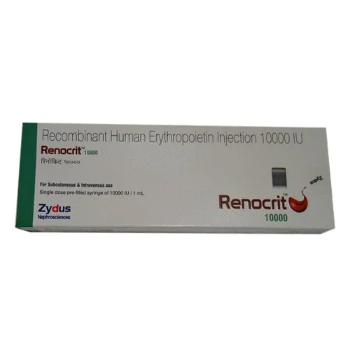 Recombinant Human Erythropoietin Injection - 10000 IU in 1 ml Box | Suitable for All, Liquid Form, Dosage as Recommended