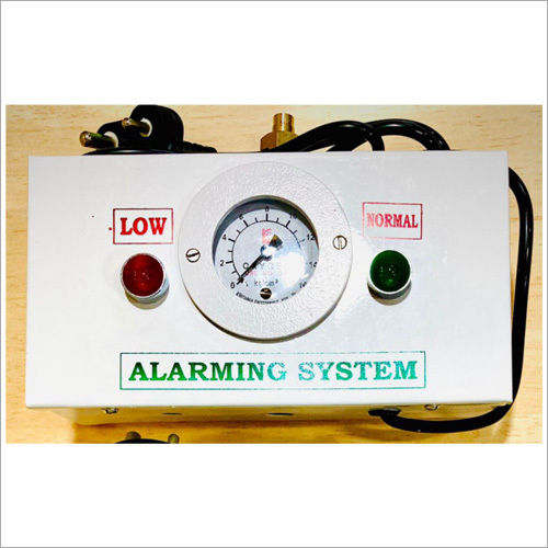 White Analog Alarm System