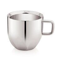 Rose Design Stainless Steel Double Wall Tea Cup