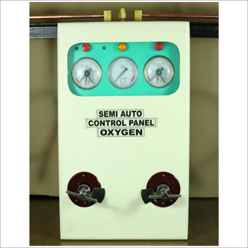 Semi Auto Oxygen Control Panel Base Material: Mild Steel